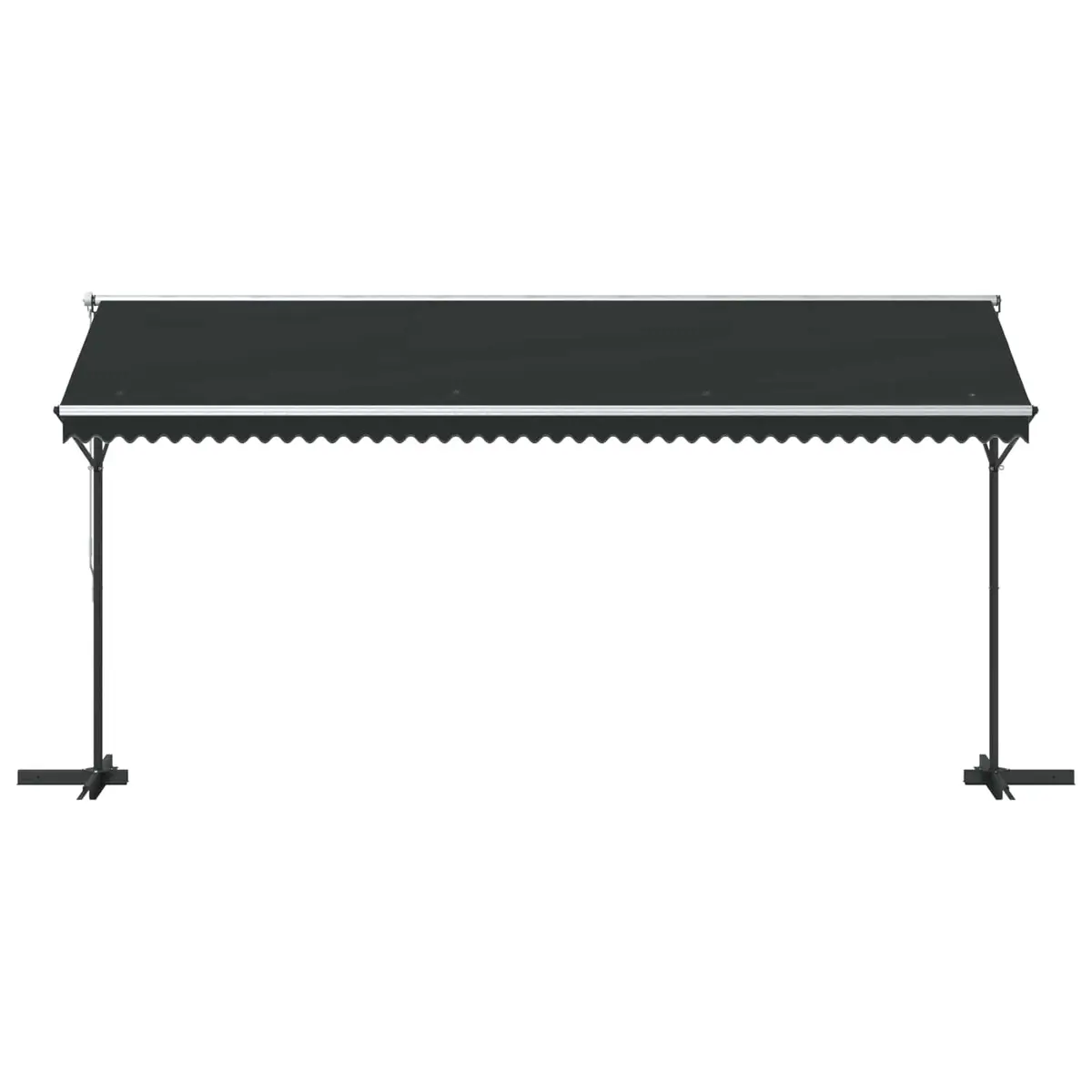 Free Standing Awning 500x300 cm Water-Repellent Polyester Canopy with Powder-Coated Steel Frame for Outdoor Garden Patio Shade