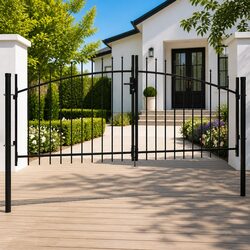 Enhance Your Outdoor Space with Double Door Garden Gate 299.5x174.5cm