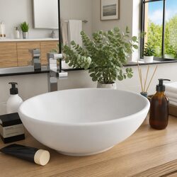 Transform Your Space with a 40x33 cm Oval Ceramic Basin
