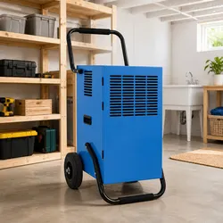 Dehumidifier 50L/24h Moisture Removal Damp Control Portable Air Blue 650W