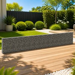 Enhance Your Outdoor Space with a Gabion Wall Basket 900x30x150cm
