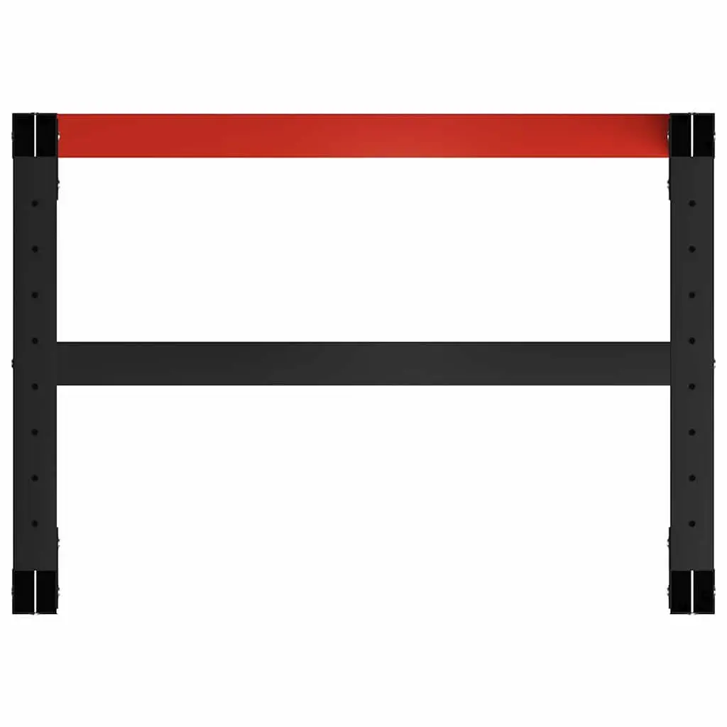 Metal Work Bench Frame 80x57x79cm Heavy Duty Powder Coated with Reinforced Bars