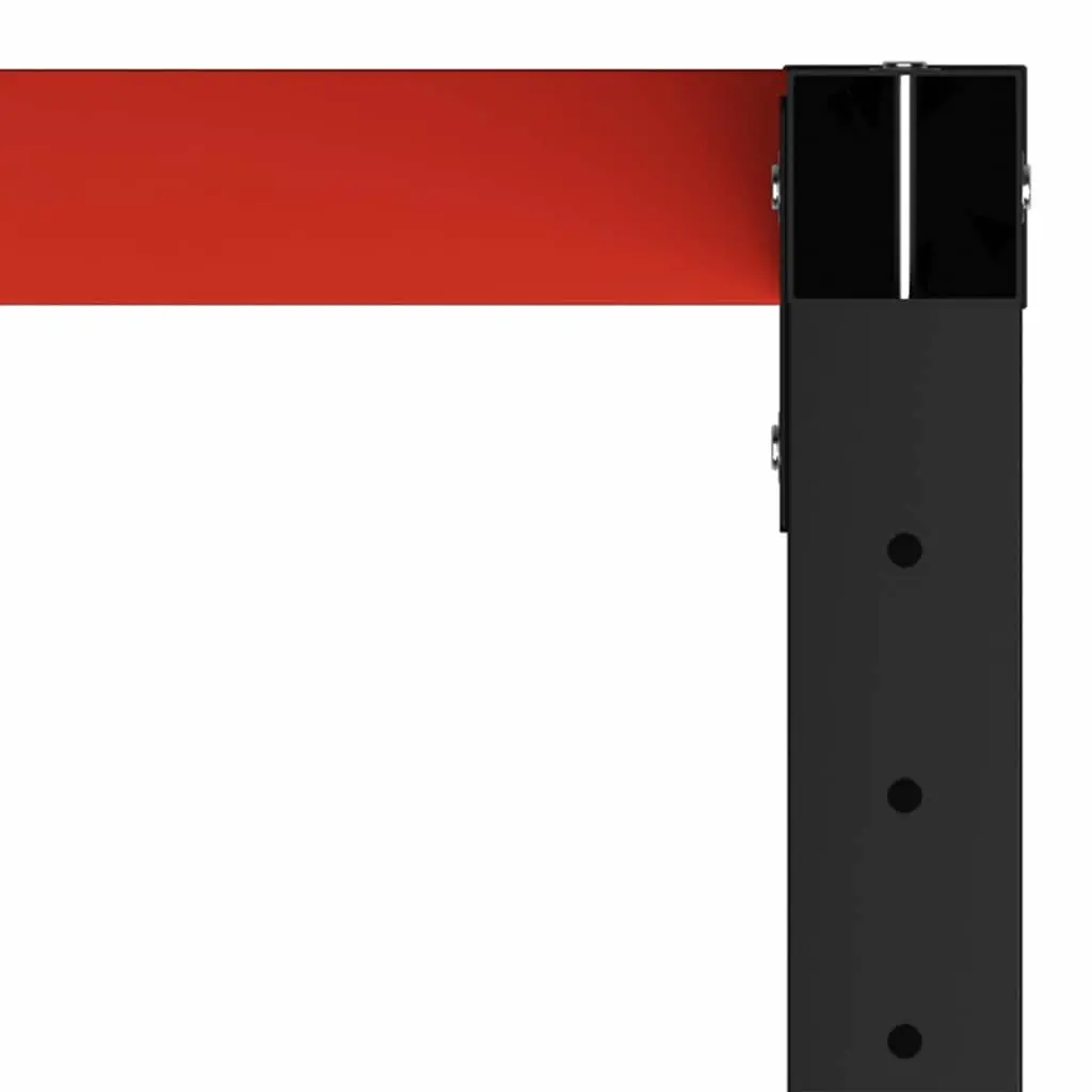Metal Work Bench Frame 80x57x79cm Heavy Duty Powder Coated with Reinforced Bars