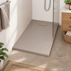 Transform Your Bathroom with a Brown Low Profile Shower Tray 120x70 cm