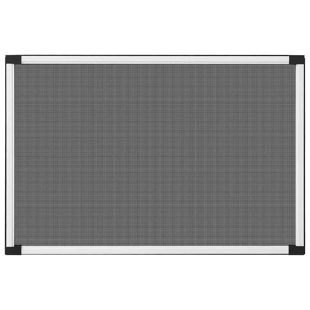 Extendable Window Insect Screen 75-143cm White Adjustable Mesh Fly Protection