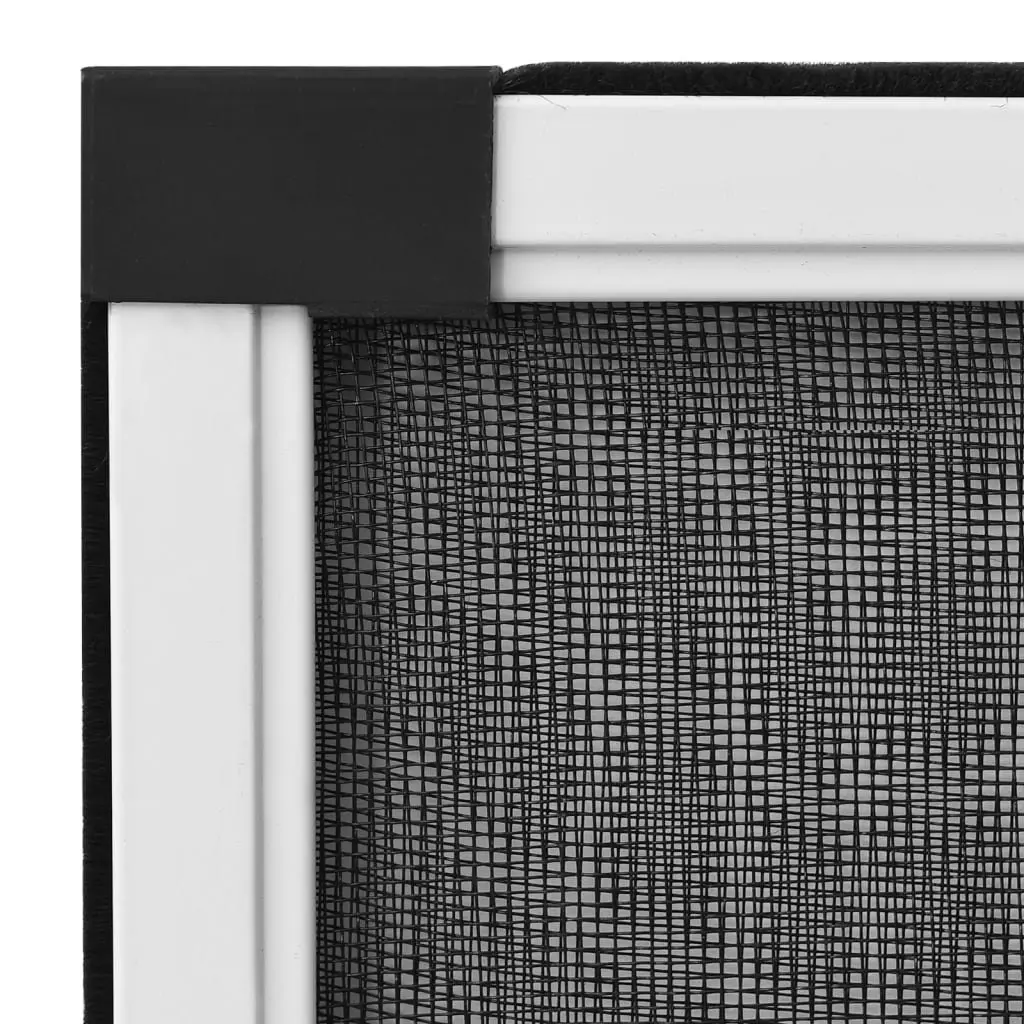 Extendable Insect Screen 100-193cm Adjustable Frame White Aluminium Fibreglass Mesh