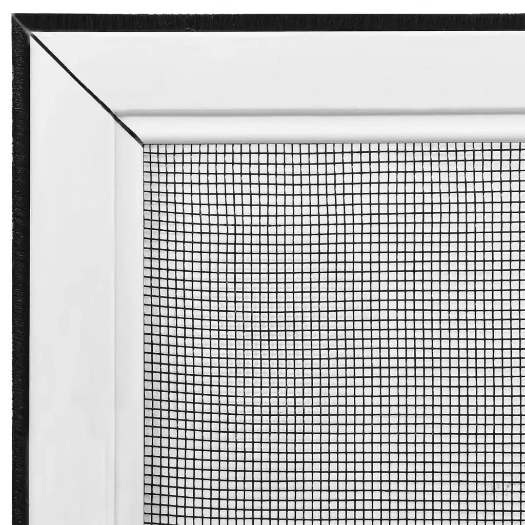 Extendable Insect Screen 100-193cm Adjustable Frame White Aluminium Fibreglass Mesh