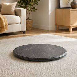 Elevate Your Space with a Black Marble Round Table Top Ø60cm