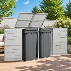 Enhance Your Garden with the Double Wheelie Bin Shed