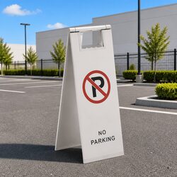Portable Double-Sided No Parking Sign for Every Space