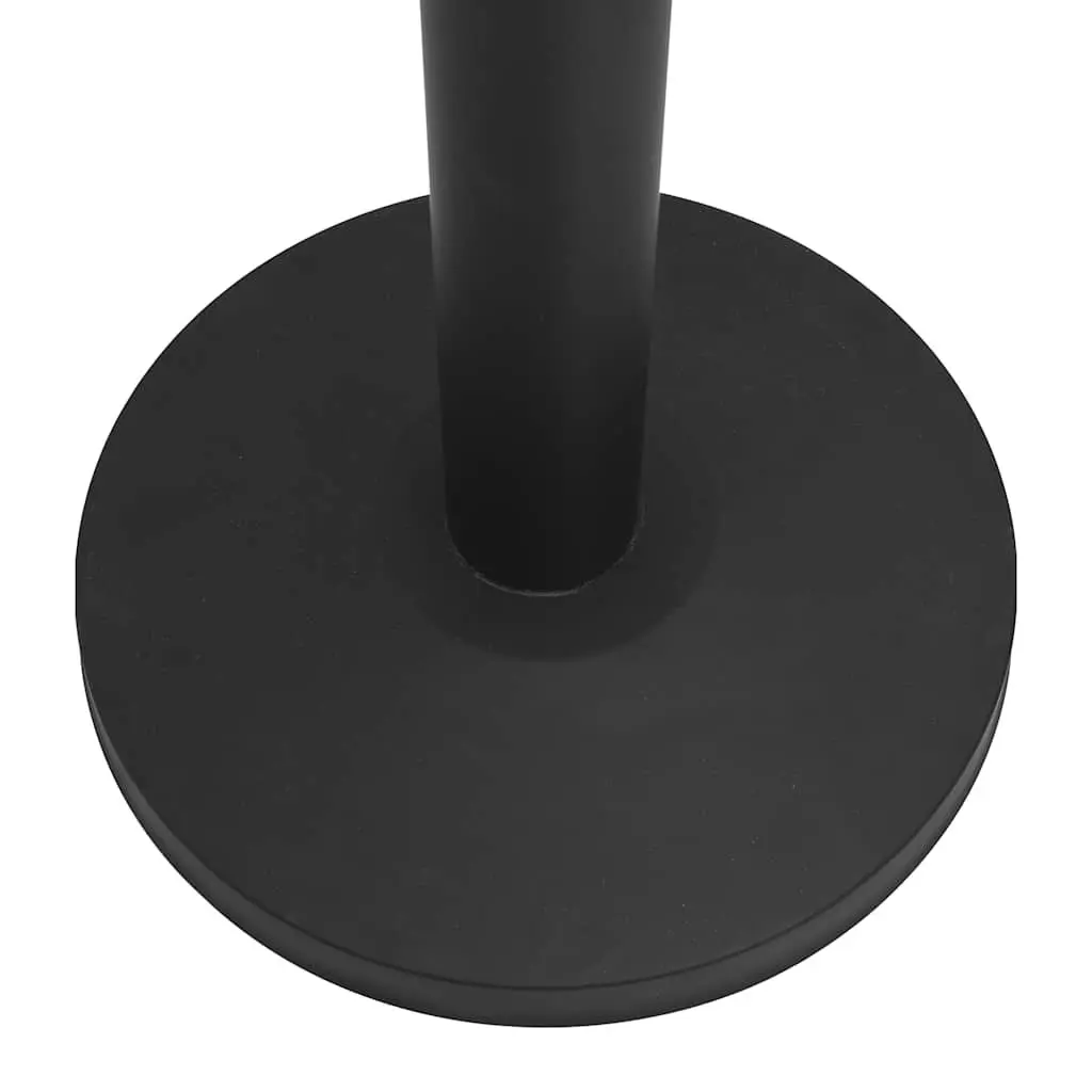 Stanchion Barrier 4 pcs Retractable Belt Crowd Control Safety Posts Black Iron