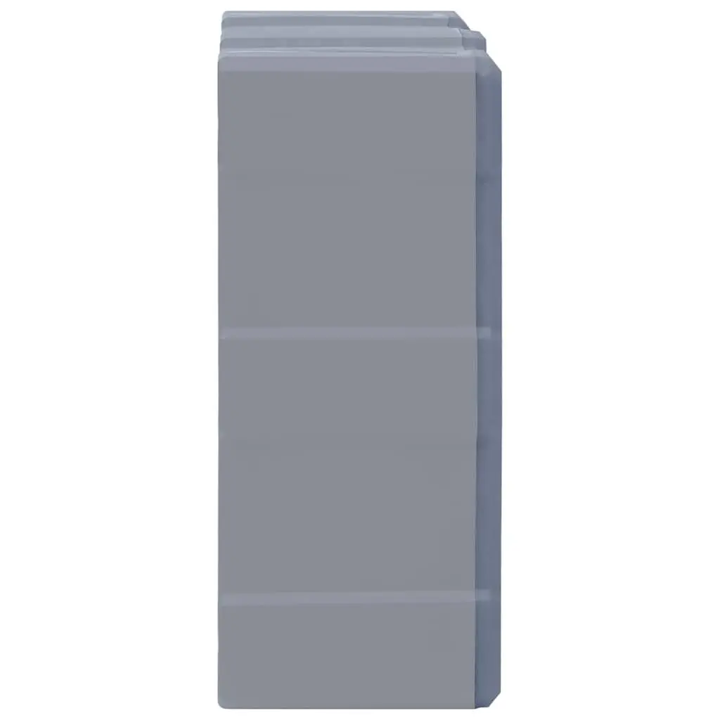 Multi-Drawer Tool Storage Cabinet Grey 16 Drawers Impact Resistant Plastic