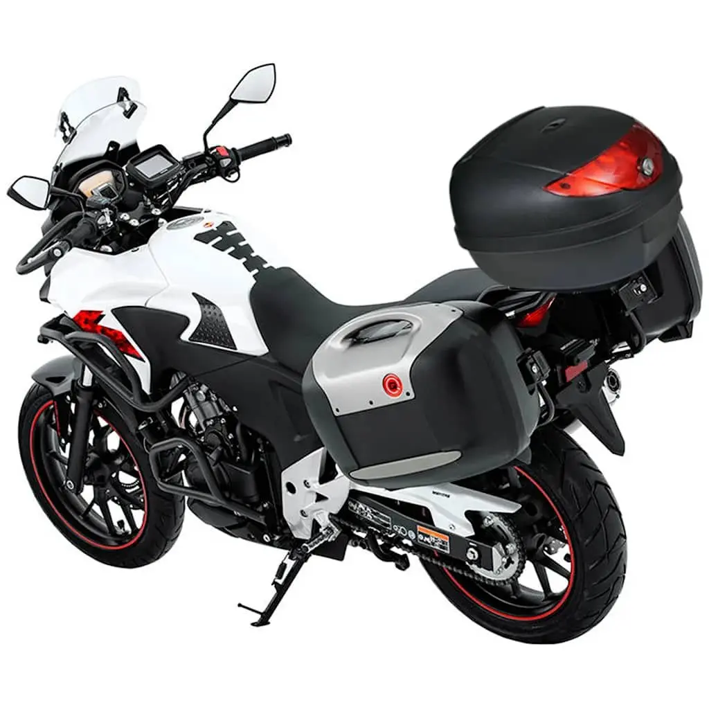 Motorcycle Top Case 36L Waterproof Quick Release Storage Box