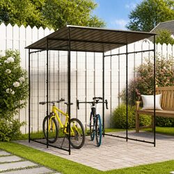 Bicycle Shed for a Tidier Outdoor Space 190x190x222cm