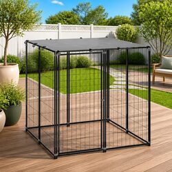 Outdoor Pet Cage Run 110x110x110cm for Spacious Living