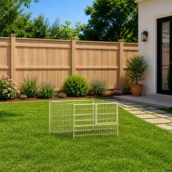 Silver Dog Exercise Pen - A Safe Outdoor Haven