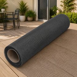 Enhance Your Space with Black Fiberglass Mesh Screen 112x1000 cm