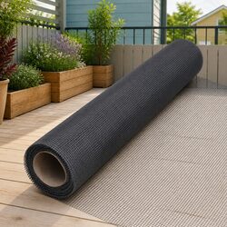 Fiberglass Mesh Screen 60x1000cm Grey Insect Door Window Barrier DIY Cutting