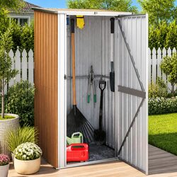 Enhance Your Outdoor Space with a 118.5x97x209.5cm Shed