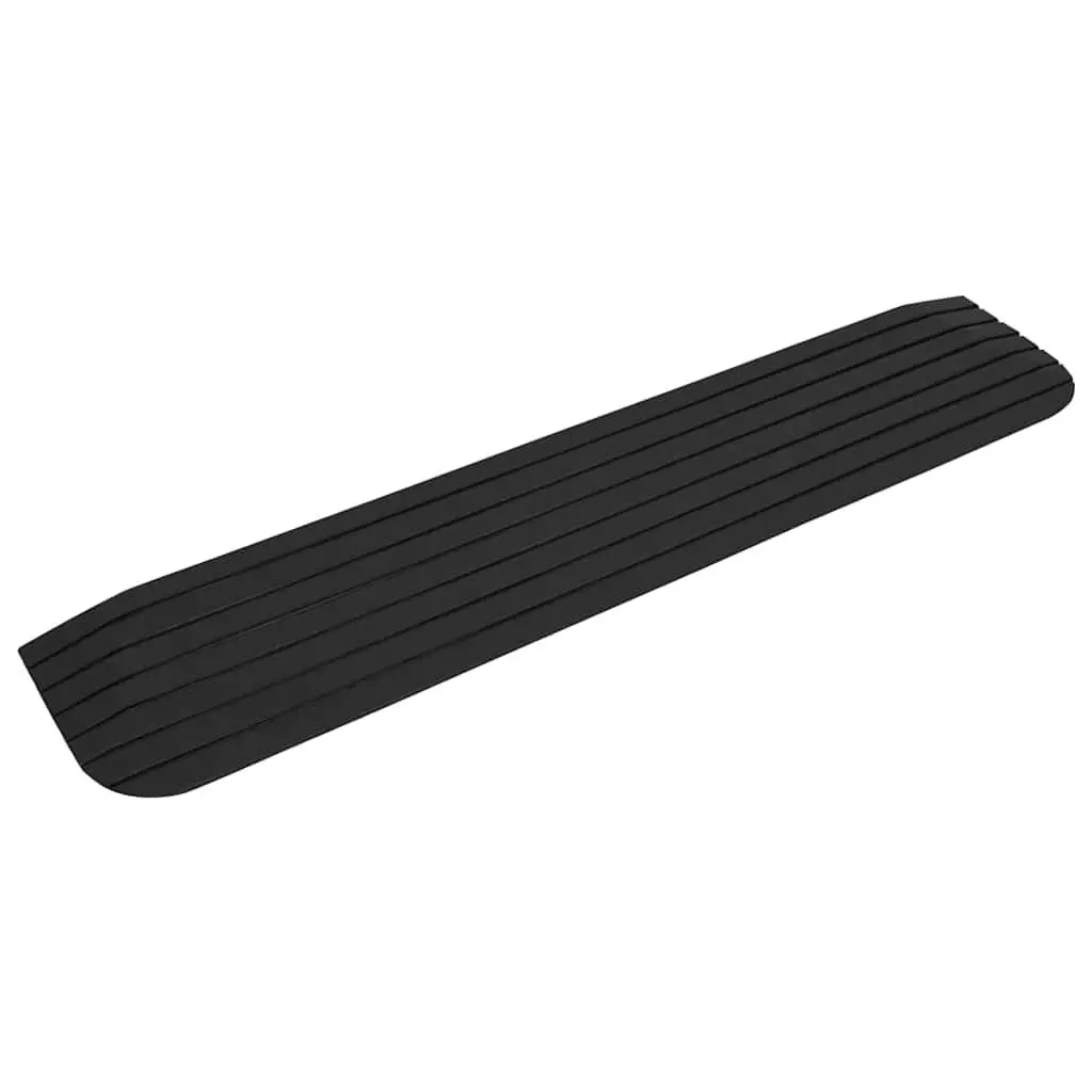 Threshold Ramps Pair Rubber Non-Slip Surface for Wheelchairs Rollators Scooters