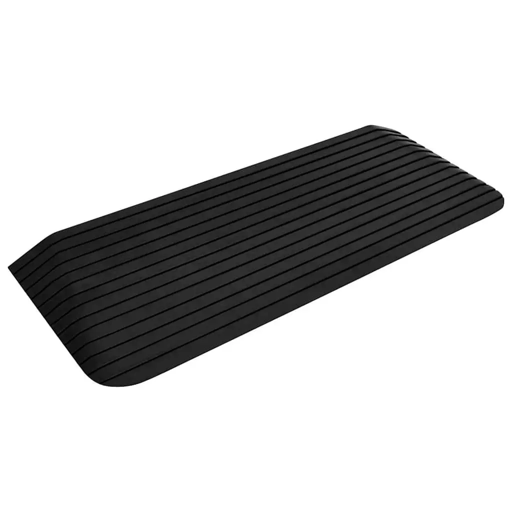 Rubber Mobility Ramp Non-Slip Lightweight for Wheelchairs Rollators Scooters 110x41x5cm
