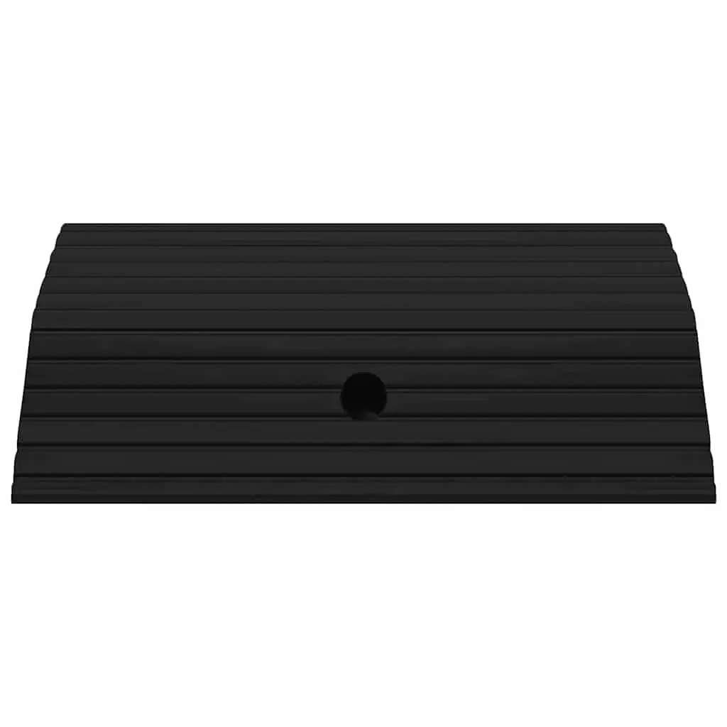 Bridge Threshold Ramp 49 x 40 x 8 cm Solid Rubber Non-Slip Surface for Wheelchair Scooter Rollator Mobility Access