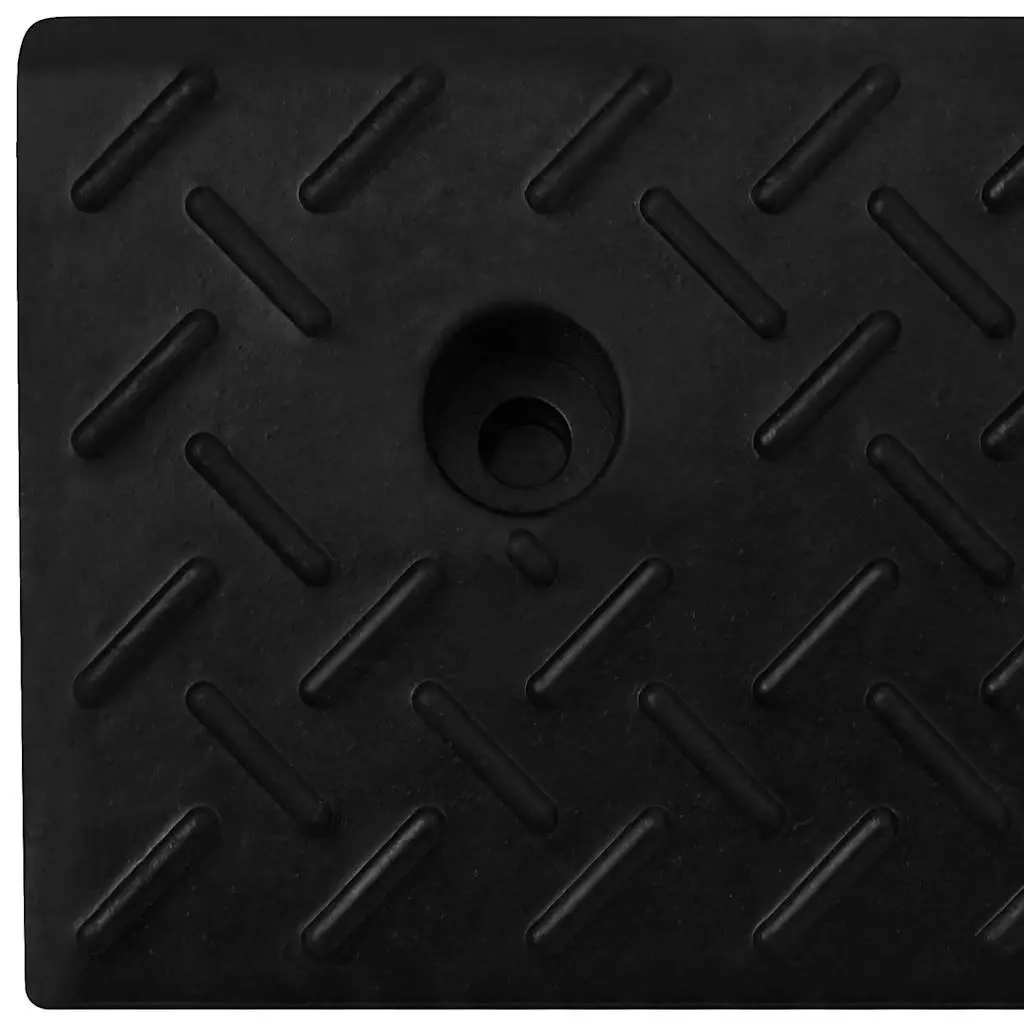 Rubber Kerb Ramps 2 Pieces Non-Slip Heavy Duty Vehicle Access