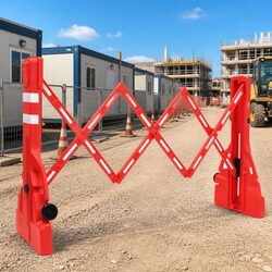 Folding Traffic Barrier Safety Fence Reflective Outdoor Road Restriction
