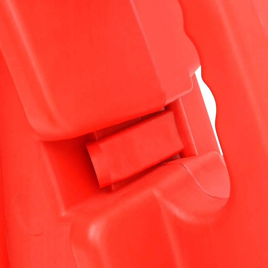 Folding Traffic Barrier 210 x 50 x 105 cm Reflective Outdoor Safety Fence