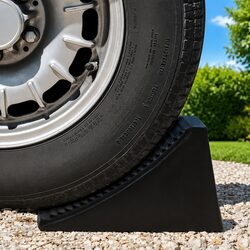 Enhance Your Garage with 4 Rubber Wheel Chocks