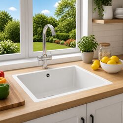 Elevate Your Kitchen with a White Granite Sink