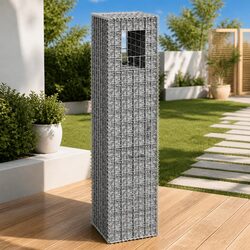 Elevate Your Garden with Gabion Basket Post 40x40x180 cm