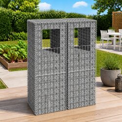 Enhance Your Garden with 2pcs Gabion Basket Posts