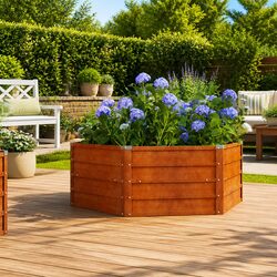 Hexagon Raised Bed Planter for a Vibrant Garden Space