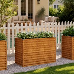 Elevate Your Outdoor Space with a Corten Steel Planter