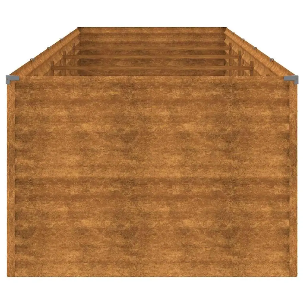 Garden Raised Bed 479x100x69cm Corten Steel Planter Box for Vegetables Flowers Herbs