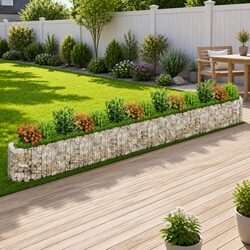Elevate Your Garden Space with a Gabion Raised Bed 540x50x50cm