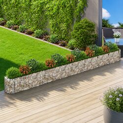 Elevate Your Garden with a Stylish Gabion Raised Bed 610x50x50 cm