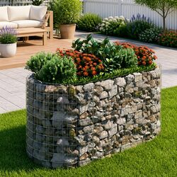 Gabion Raised Bed Planter 200x100x100cm