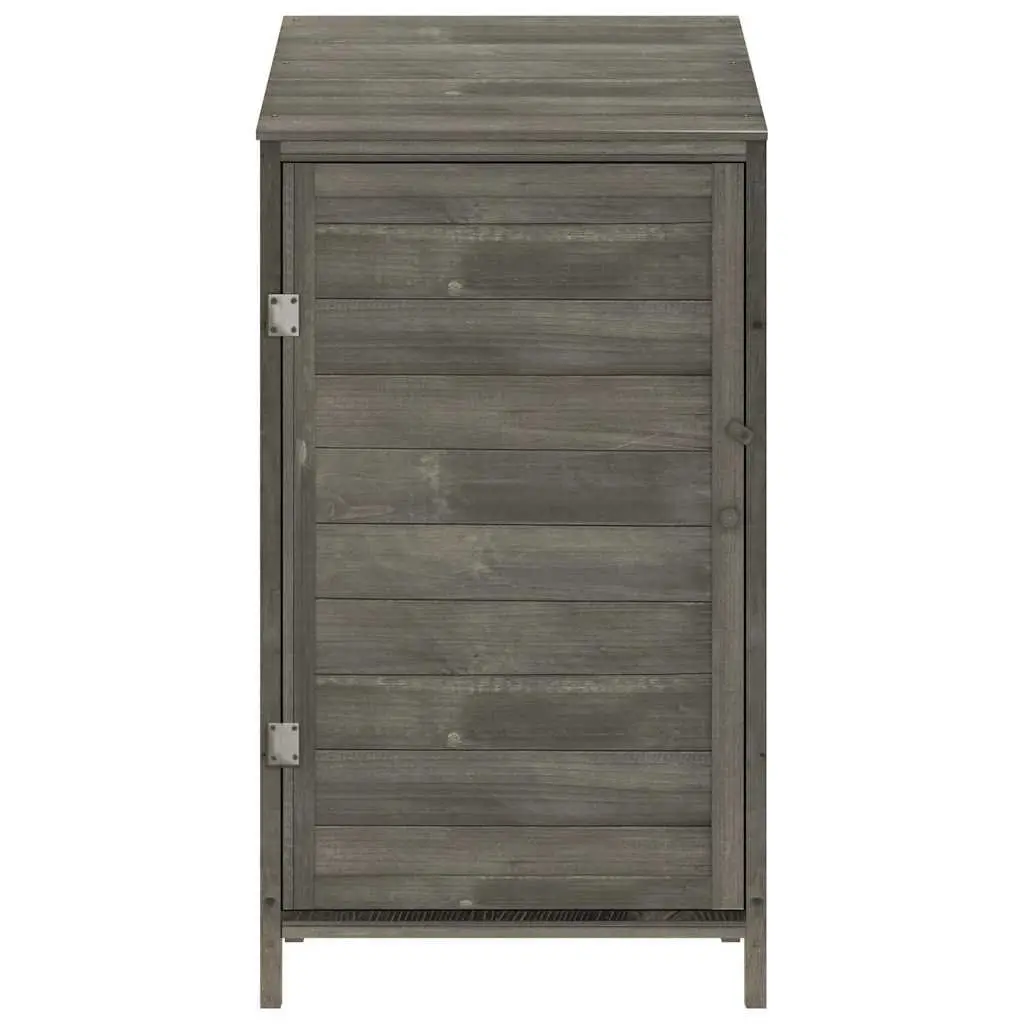 Garden Shed Anthracite Solid Fir Wood Outdoor Storage Tool House