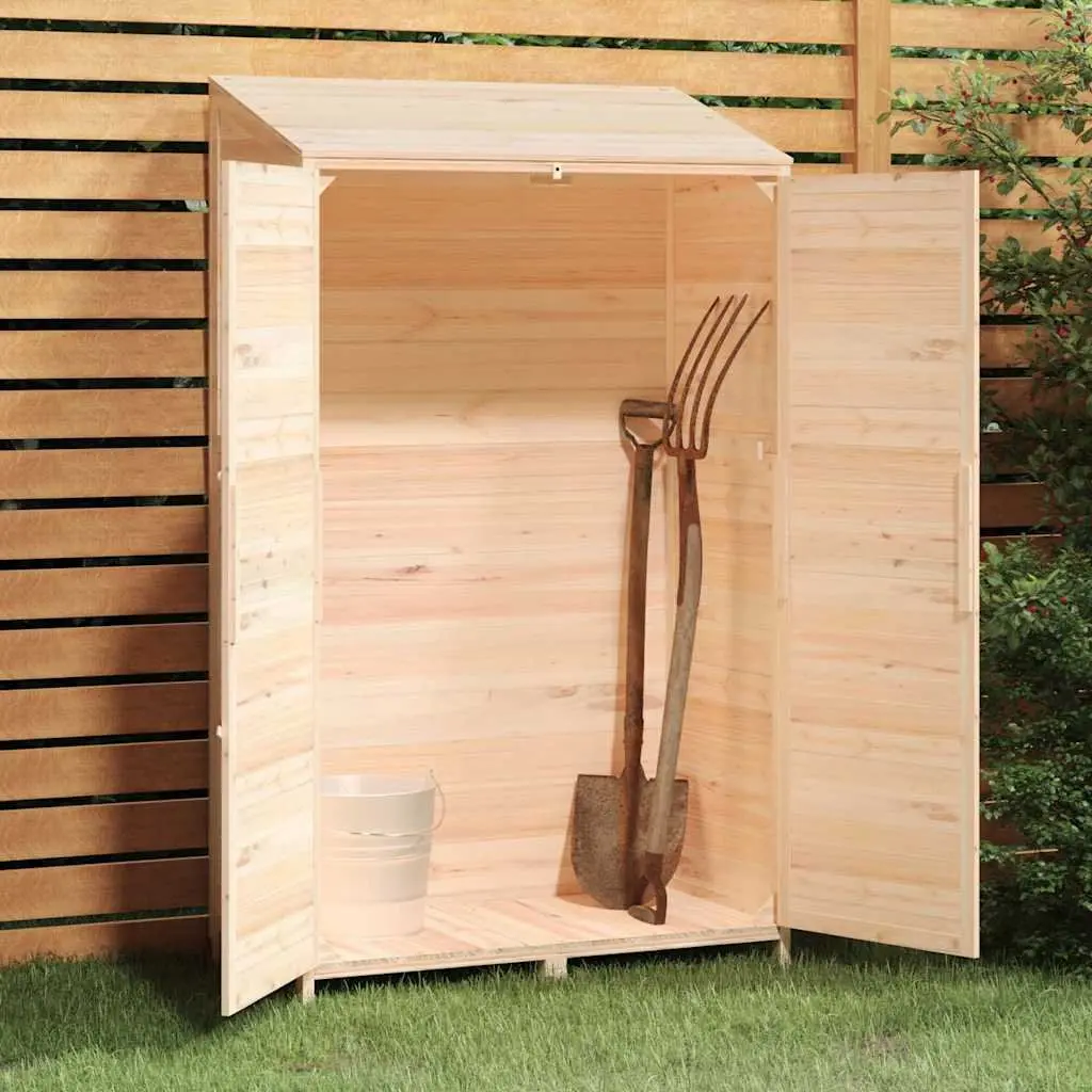 Garden Shed 102x52x174.5 cm Wooden Structure Outdoor Storage Tool House