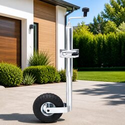 Jockey Wheel Trailer 48mm Split Clamp Adjustable Height Stabiliser Support