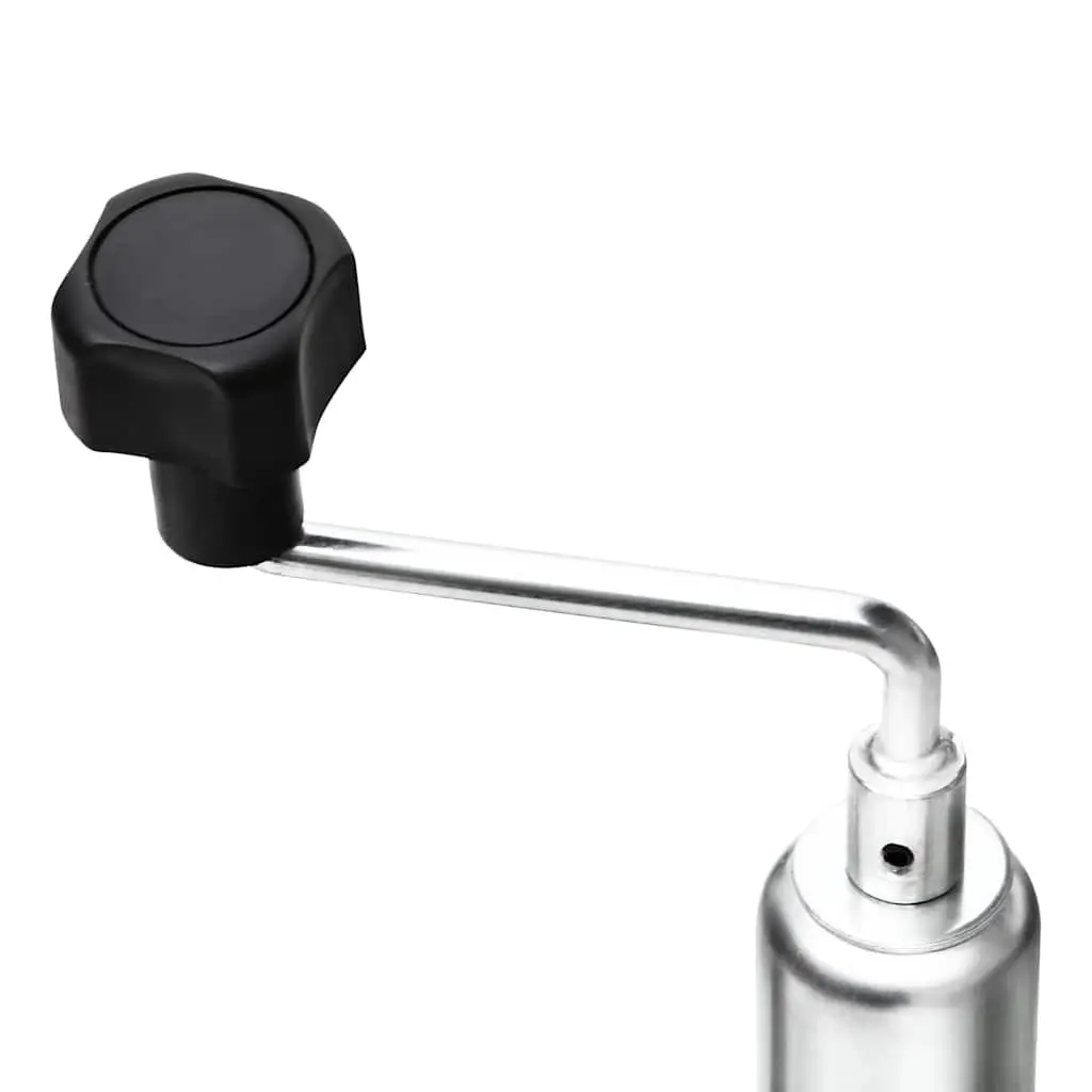 Jockey Wheel 48mm Adjustable Height Stabiliser Support with Inflatable Rubber Wheel