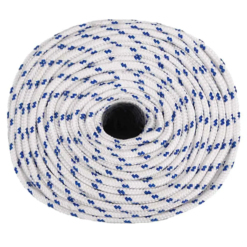 Boat Rope 6mm 25m Braided Polypropylene Durable Marine Line for Sailing Rigging Docking