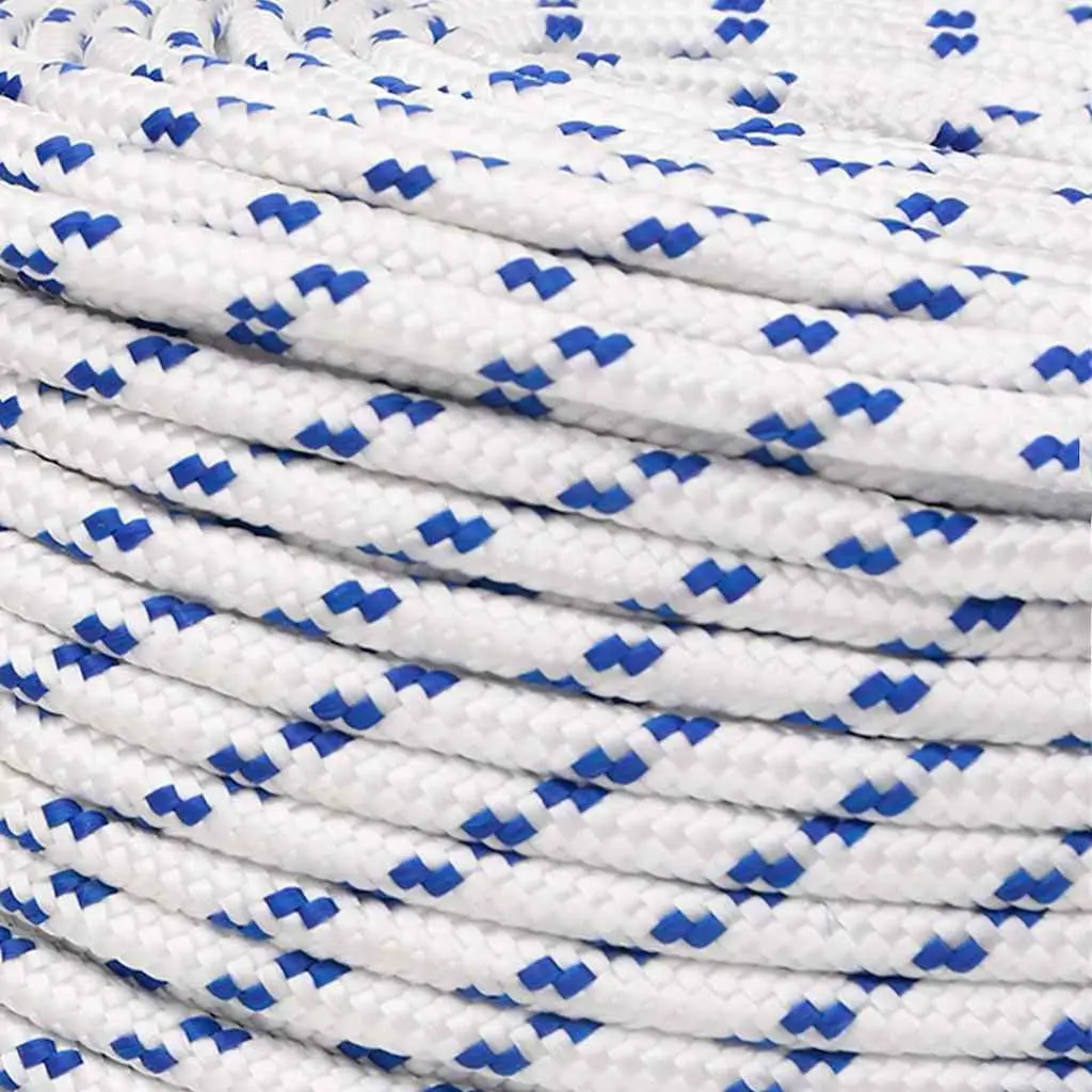 Boat Rope 6mm 25m Braided Polypropylene Durable Marine Line for Sailing Rigging Docking