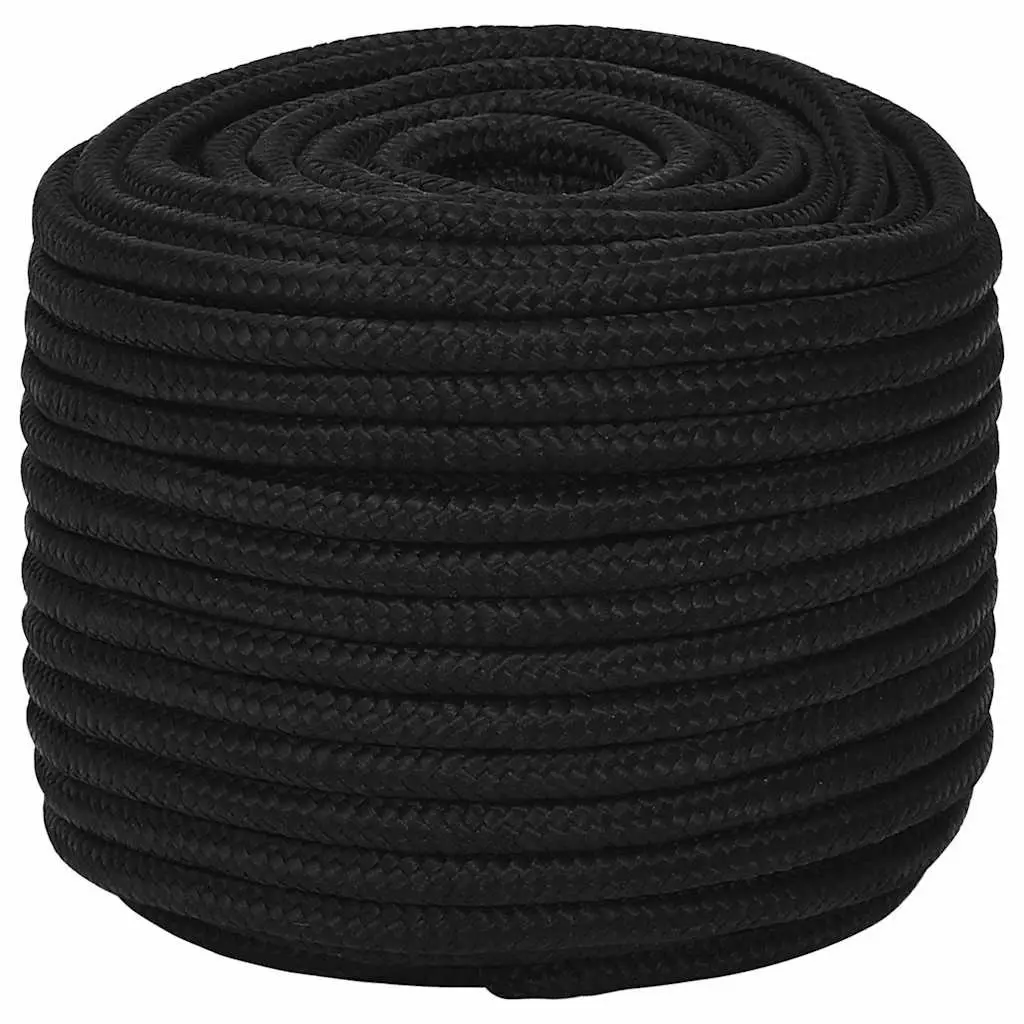 Braided Polyester Work Rope 12mm 100m UV Resistant General Purpose Outdoor Garden