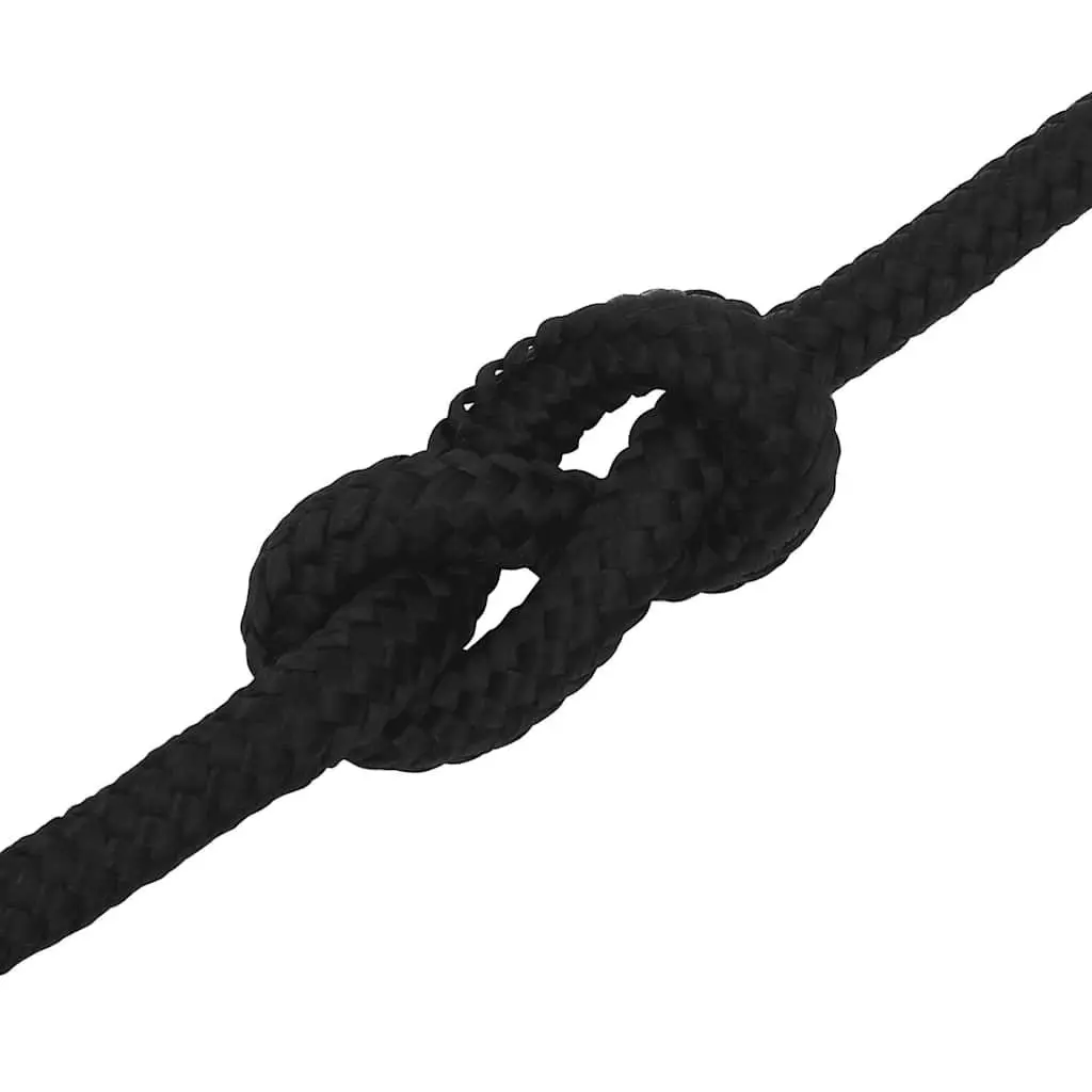 Braided Polyester Work Rope 12mm 100m UV Resistant General Purpose Outdoor Garden