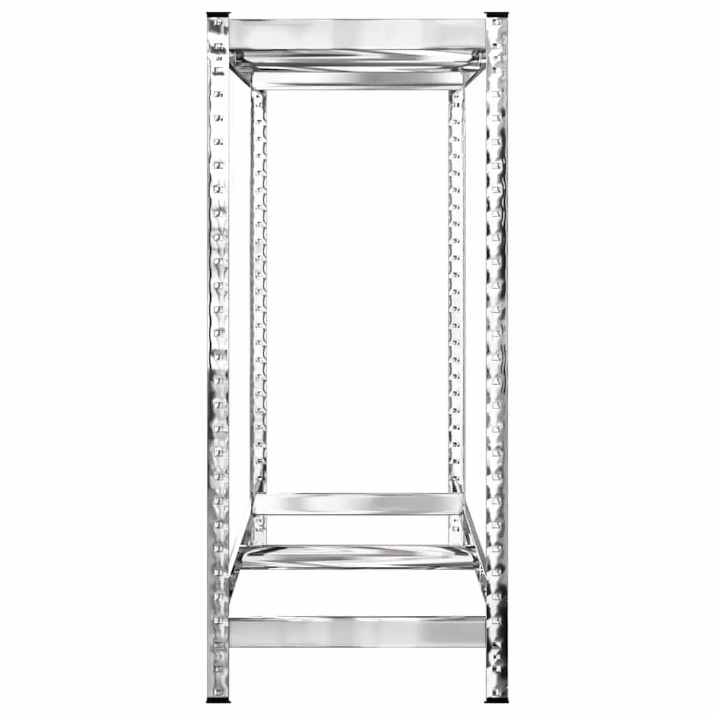 2-Layer Tire Racks Steel Frame Adjustable Height Garage Organization