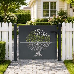 Elegant Garden Gate in Anthracite for Your Outdoor Space