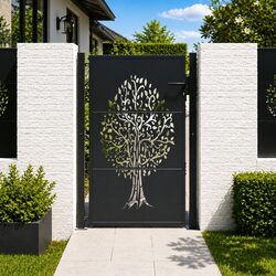 Enhance Your Space with 100x150cm Anthracite Garden Gate